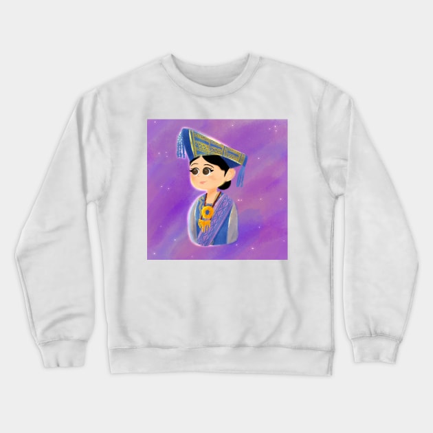 Minang Girl by xoalsohanifa Crewneck Sweatshirt by xoalsohanifa